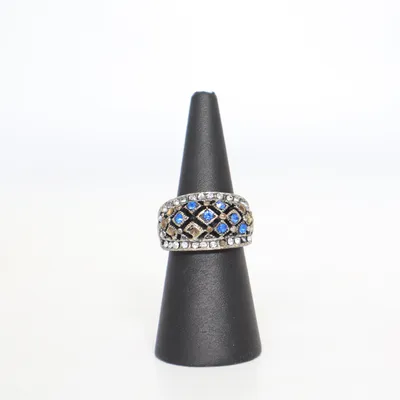 Ring (Zilver, Blauw, Meerkleurig) Onbekend materiaal