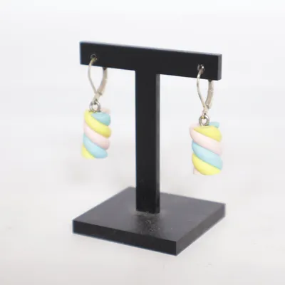 Oorbellen (Blauw, Meerkleurig) Onbekend materiaal