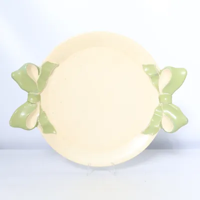 Bricka (Beige, Grön)