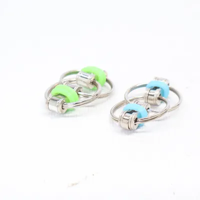 Brain teaser puzzle (Silver, Green, Blue)
