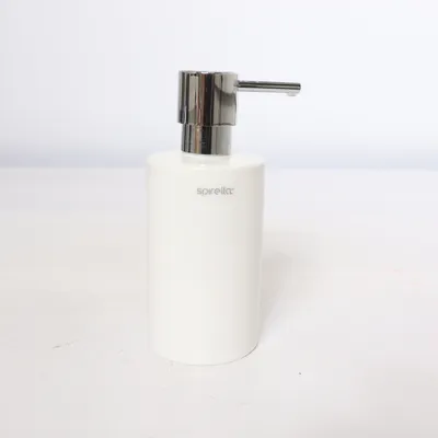 Soap dispenser (White, Silver) from Spirella