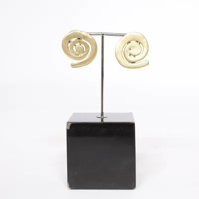 Clip on earrings (Gold) Unknown metal