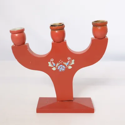 Candelabra (Red, Multicolored) from Hemtex