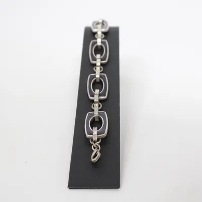 Armband (Zilver, Zwart) van Pilgrim Onbekend materiaal