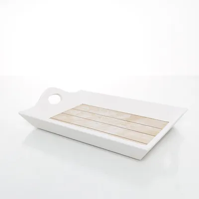 Dienblad (Wit, Beige)
