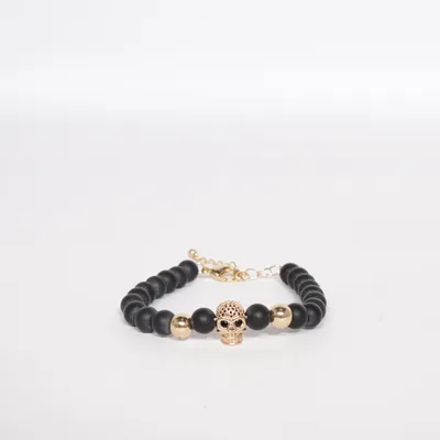 Armband (Goud, Zwart) Onbekend materiaal