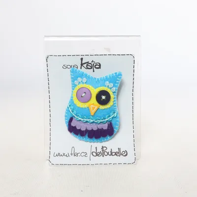 Broche (Owl Brooch) Métal inconnu