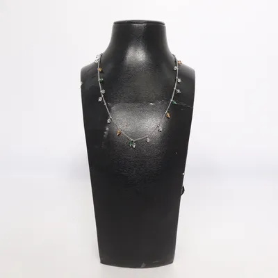 Necklace (Silver, Green, White, Orange, Multicolored) from Purelei Stainless steel