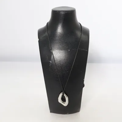 Ketting (Zwart, Zilver) van ASOS Design Onbekend materiaal