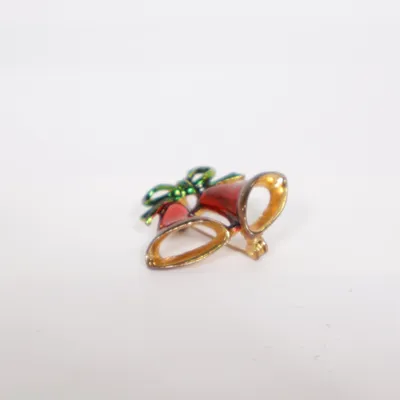 Broche (Guld, Rød, Grøn) Ukendt metal