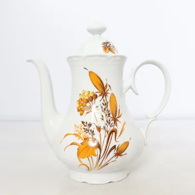 Théière (Blanc, Multicolore) de Mitterteich Bavaria