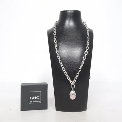 Halsband (Silverfärgad, Rosa) från Snö of Sweden Okänd metall