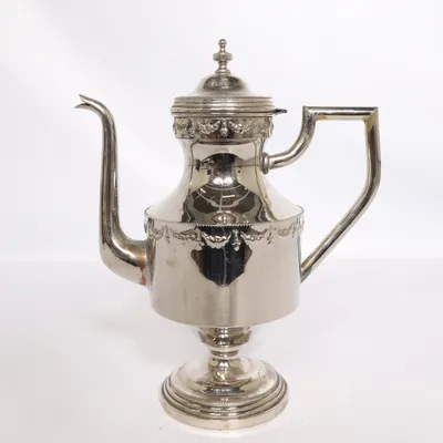 Kaffepanna (Silverfärgad)