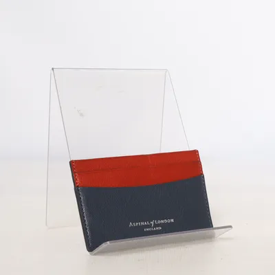 Portefeuille (Bleu, Rouge) de Aspinal of London