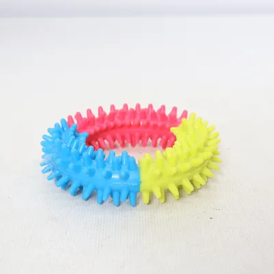 Dog toy (Pink, Yellow, Blue)