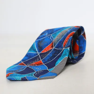Tie (Blue, Multicolored) from Telia Silk