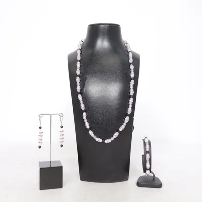 Jewelry set (Multicolored) Unknown metal