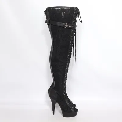 Boots (Black) from Pleaser Leather