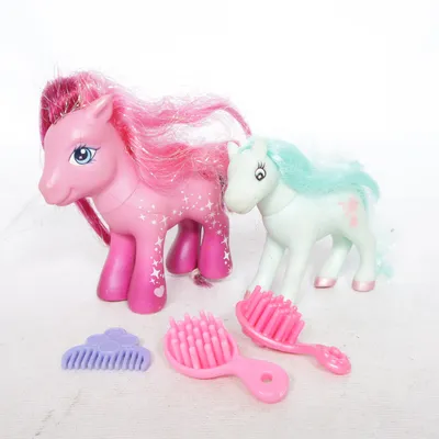 Leksaksdjur (Rosa, Blå) från My Little Pony