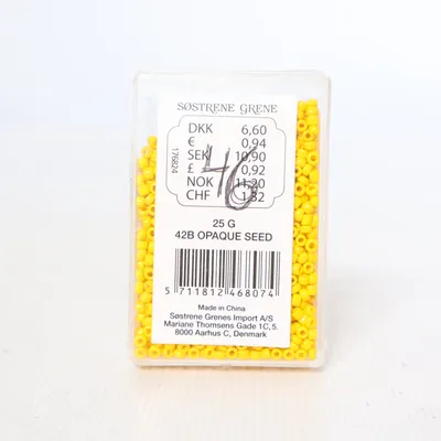 Perles en plastique (42B Opaque Seed) de Søstrene Grene
