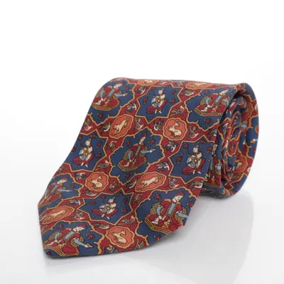 Slips (Blå, Flerfärgad) från Salvatore Ferragamo Silke