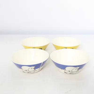 Bol (Jaune, Bleu, Blanc) de Moomin by Arabia