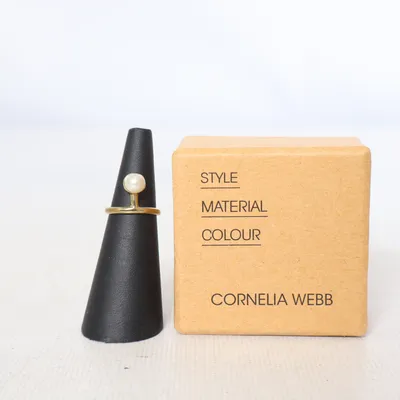 Ring (Goud, Wit) van Cornelia Webb Onbekend materiaal