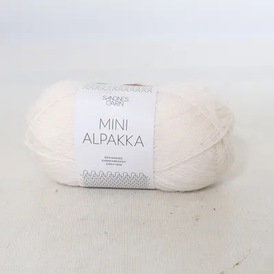 Yarn (Mini Alpakka) from Sandnes Garn Alpaca wool