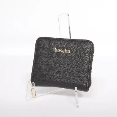Wallet (Black) from Boscha Faux leather