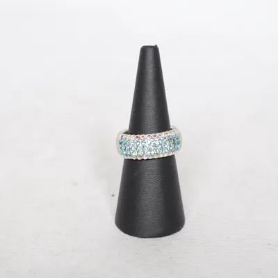 Ring (Sølv, Turkis, Flerfarvet) Ukendt metal