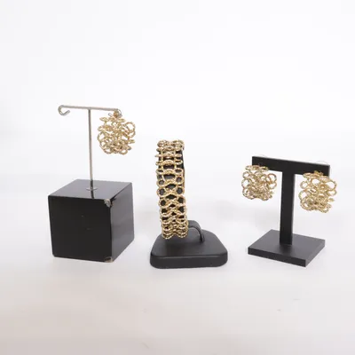 Smyckesset (Guldfärgad) Okänd metall