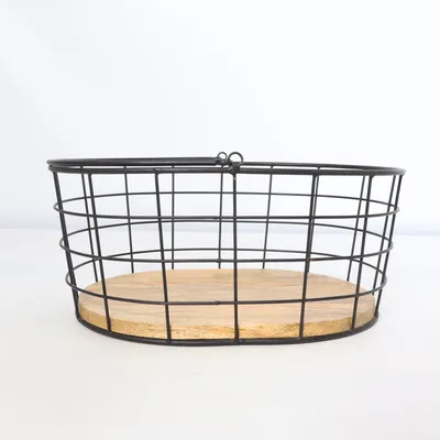 Bread basket (Black, Brown) from H&M Home