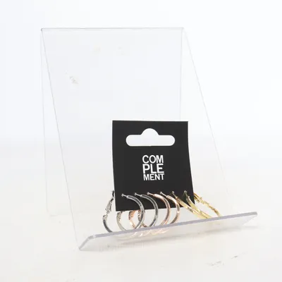 Earrings (Silver, Gold) from Complement Unknown metal