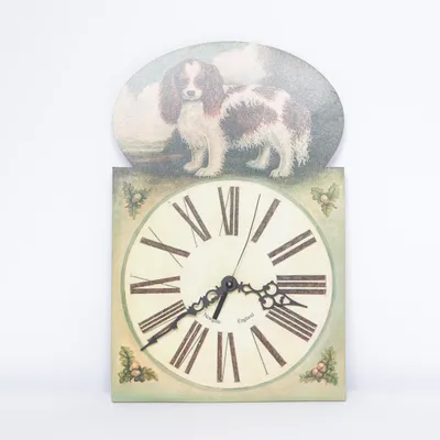 Väggklocka (Grön, Svart, Flerfärgad)