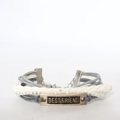 Bracelet (Blanc, Gris, Multicolore) de Best Friends Métal inconnu