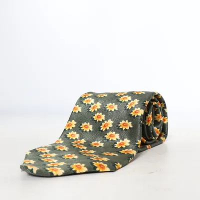 Tie (Green, Yellow, Multicolored) from Charleston Silk
