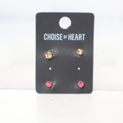 Örhängen (Rosa, Guldfärgad) från Choise by Heart Okänd metall