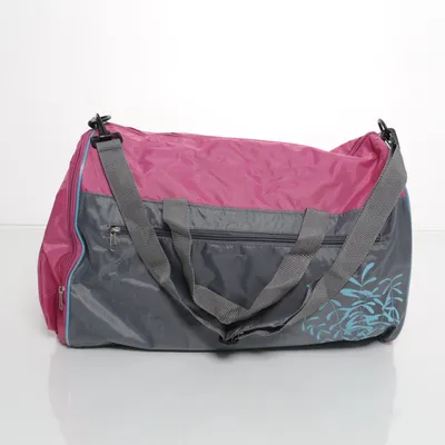 Weekendbag (Grå, Rosa)