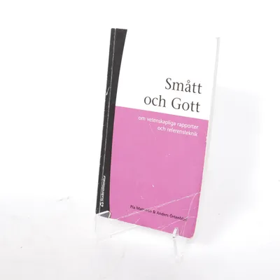 Bok från Studentlitteratur