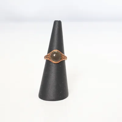Ring (Brown, Black) Unknown metal