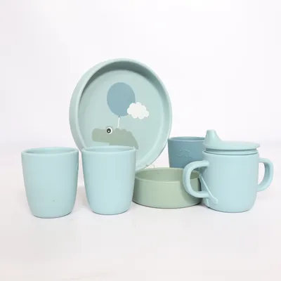 Set de vaisselle pour enfant (Multicolore) de Done by Deer