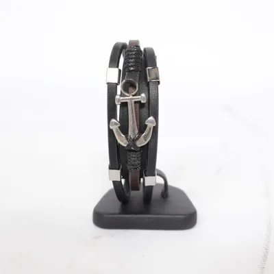 Bracelet (Black, Silver) from Stainless China Stainless steel