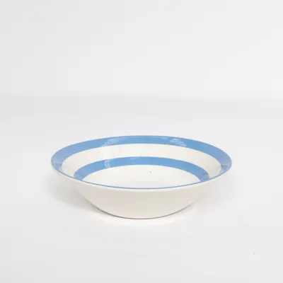 Djup tallrik (Vit, Blå)