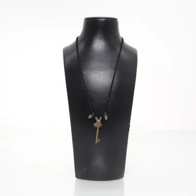Necklace (Gray, Black) Unknown metal