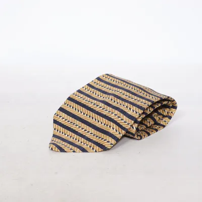 Tie (Brown, Blue) from Charleston Silk