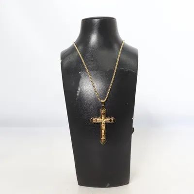 Necklace (Gold) from Steel Unknown metal