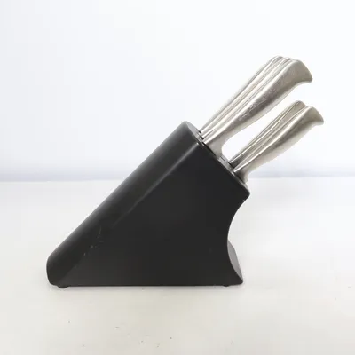 Messerset (Silber, Schwarz)