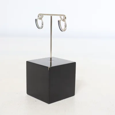 Oorbellen (Zilver, Blauw) Onbekend materiaal