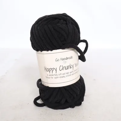Garn (Svart) från Go Handmade Polyester