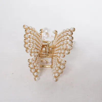 Hair clamp (Gold, White)